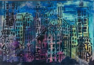 Night over the city